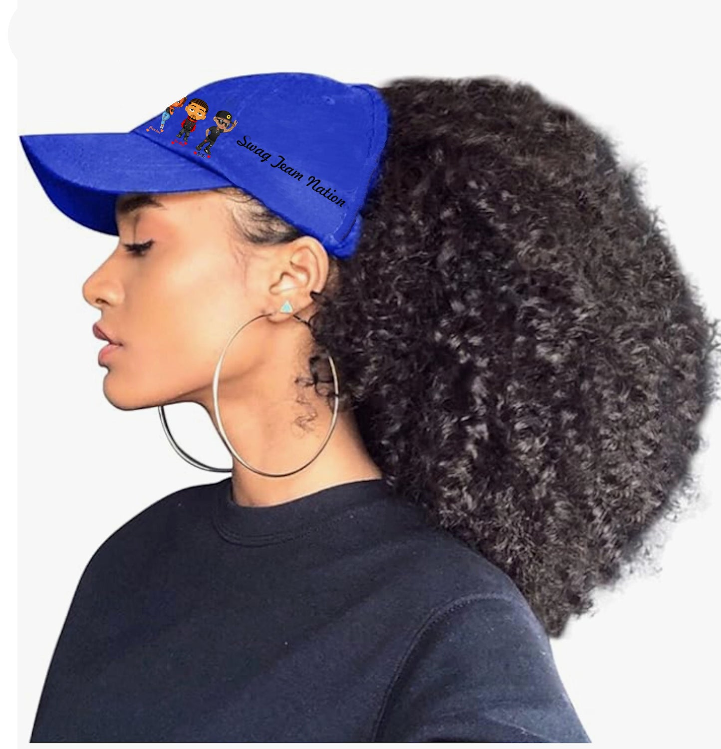 Swag Team Nation Natural Hair Backless Cap