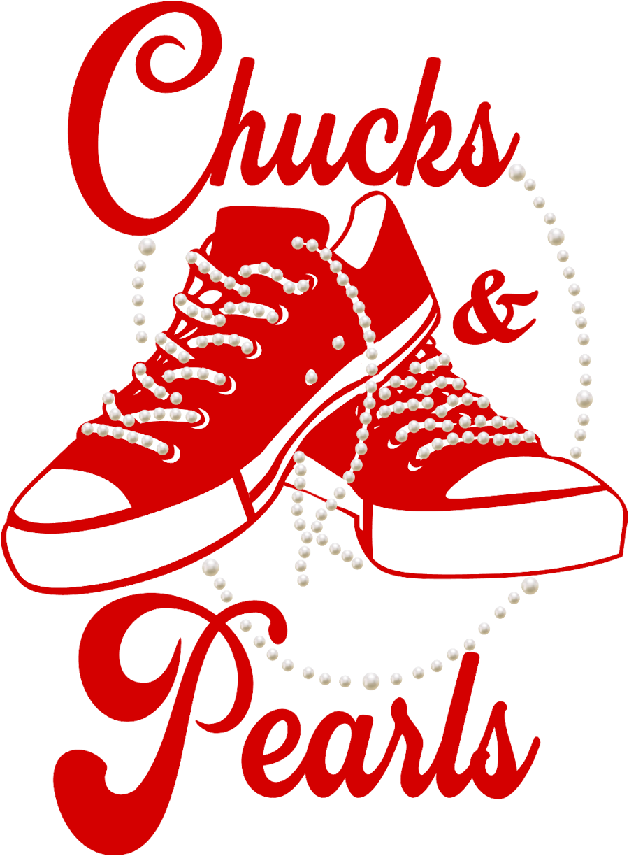 Chucks and Pearls Transfers