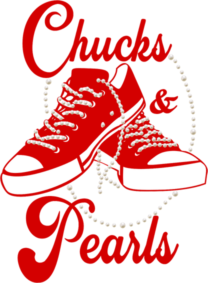 Chucks and Pearls Transfers